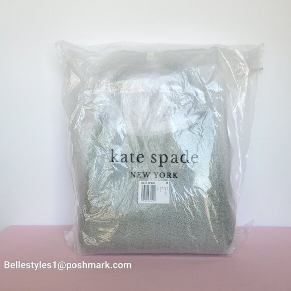 KATE SPADE Deco MEDIUM Pebbled Leather Crossbody Tote Bag- Jungle Vine⭐ - Picture 16 of 16